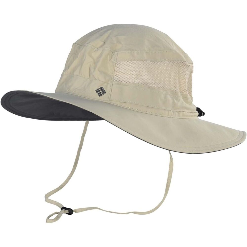 Columbia Sun Bucket Hat Adult One Size Tan Nylon Polyester Lined Camp Outdoor